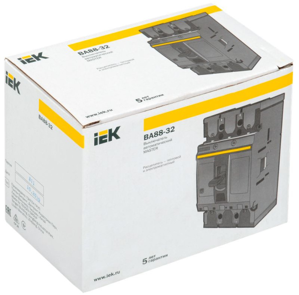 купить Автомат 3Р 125А 25кА ВА88-32 IEK MASTER в Йошкар-Оле Автомат 3Р 125А 25кА ВА88-32 IEK MASTER