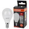 купить Лампа шар свд Е14 10Вт 4000К 800лм P45 матовый Osram LED Value black в Йошкар-Оле Лампа шар свд Е14 10Вт 4000К 800лм P45 матовый Osram LED Value black