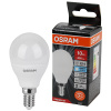 купить Лампа шар свд Е14 10Вт 6500К 800лм P45 матовый Osram LED Value black в Йошкар-Оле Лампа шар свд Е14 10Вт 6500К 800лм P45 матовый Osram LED Value black