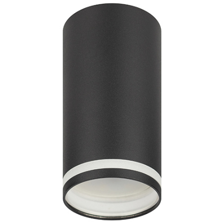 купить Светильник даунлайт 1*50Вт GU10 цилиндр черный накладной  в Йошкар-Оле Светильник даунлайт 1*50Вт GU10 цилиндр черный накладной