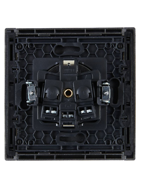 купить Фортепиано сталь розетка скрытая 1-мест заземление IP20  в Йошкар-Оле Фортепиано сталь розетка скрытая 1-мест заземление IP20