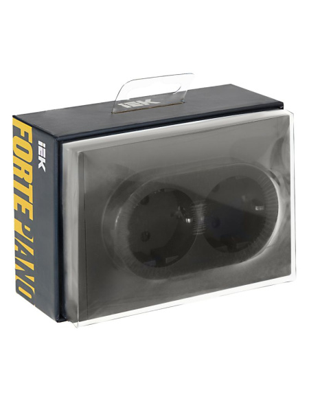 купить Фортепиано серый розетка скрытая 2-мест заземление шторки IP20  в Йошкар-Оле Фортепиано серый розетка скрытая 2-мест заземление шторки IP20