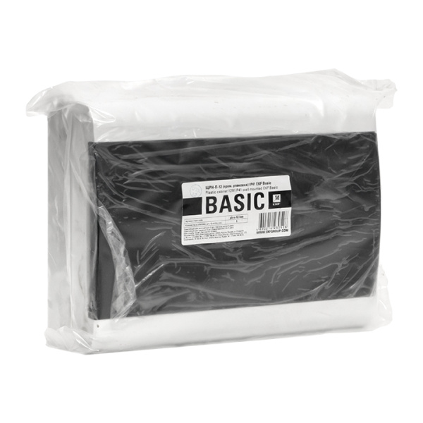 купить Бокс 12мод навесной белый чёрная дверь IP41 ЩРН-П EKF Basic в Йошкар-Оле Бокс 12мод навесной белый чёрная дверь IP41 ЩРН-П EKF Basic