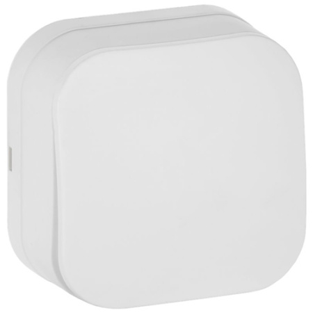 Глори белый выключатель 1кл открытая 10А IP20 