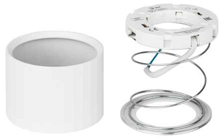 купить Светильник даунлайт 1*12Вт GX53 цилиндр белый накладной ЭРА  в Йошкар-Оле Светильник даунлайт 1*12Вт GX53 цилиндр белый накладной ЭРА