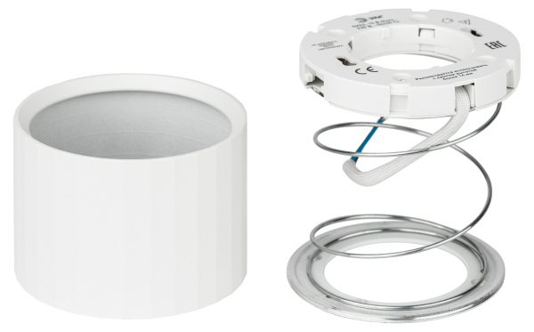 купить Светильник даунлайт 1*12Вт GX53 цилиндр белый накладной ЭРА  в Йошкар-Оле Светильник даунлайт 1*12Вт GX53 цилиндр белый накладной ЭРА