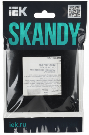 купить SKANDY Рамка 1-мест. SK-F01Bl черн. IEK в Йошкар-Оле SKANDY Рамка 1-мест. SK-F01Bl черн. IEK