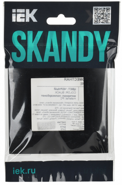 купить SKANDY Рамка 1-мест. SK-F01Bl черн. IEK в Йошкар-Оле SKANDY Рамка 1-мест. SK-F01Bl черн. IEK