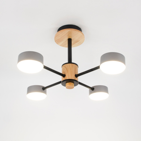 купить Светильник потолочный (люстра) 4*15Вт GX53 серый в Йошкар-Оле Светильник потолочный (люстра) 4*15Вт GX53 серый