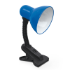 купить Светильник настольный 40Вт E27 синий прищепка  в Йошкар-Оле Светильник настольный 40Вт E27 синий прищепка