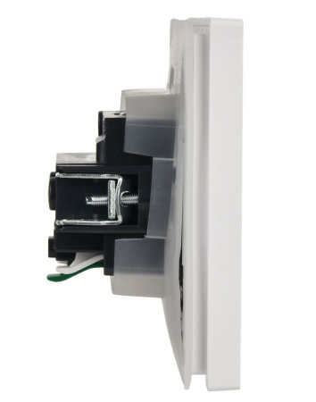 Фортепиано белый розетка скрытая 1-мест заземление с крышкой шторки IP44 