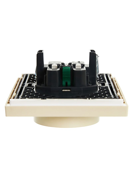 купить Фортепиано ваниль розетка скрытая 2-мест заземление шторки быстрозажим. клем. IP20  в Йошкар-Оле Фортепиано ваниль розетка скрытая 2-мест заземление шторки быстрозажим. клем. IP20