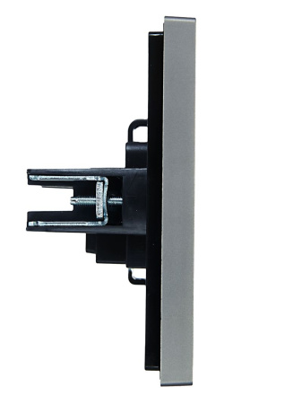 купить Фортепиано сталь розетка скрытая 1-мест IP20  в Йошкар-Оле Фортепиано сталь розетка скрытая 1-мест IP20