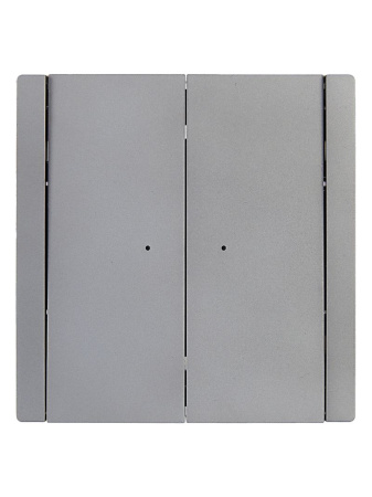 Фортепиано сталь выключатель 2кл с подсветкой скрытая 16А IP20 