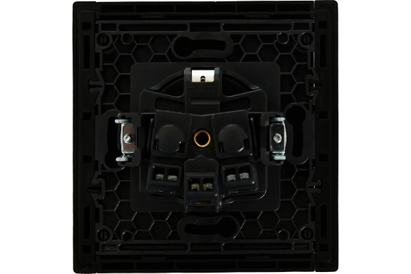 купить Фортепиано черный механизм розетки скрытая 1-мест заземление IP20  в Йошкар-Оле Фортепиано черный механизм розетки скрытая 1-мест заземление IP20