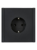 купить Фортепиано черный механизм розетки скрытая 1-мест заземление IP20  в Йошкар-Оле Фортепиано черный механизм розетки скрытая 1-мест заземление IP20