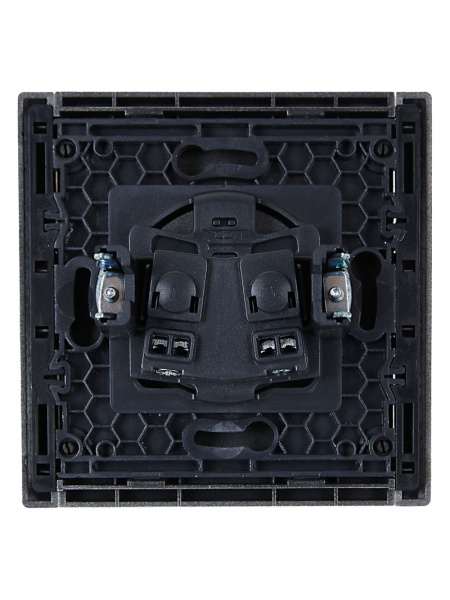 купить Фортепиано сталь розетка скрытая 1-мест шторки IP20 в Йошкар-Оле Фортепиано сталь розетка скрытая 1-мест шторки IP20