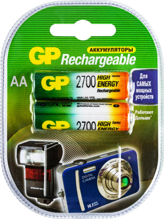 Аккумулятор AA(пальчик) 2700mAh 1,2В BL2 GP