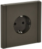купить Фортепиано серый розетка скрытая 1-мест заземление шторки IP20  в Йошкар-Оле Фортепиано серый розетка скрытая 1-мест заземление шторки IP20