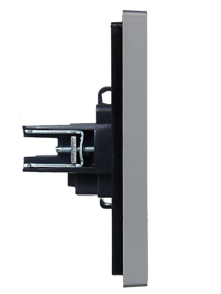 купить Фортепиано сталь розетка скрытая 1-мест шторки IP20 в Йошкар-Оле Фортепиано сталь розетка скрытая 1-мест шторки IP20