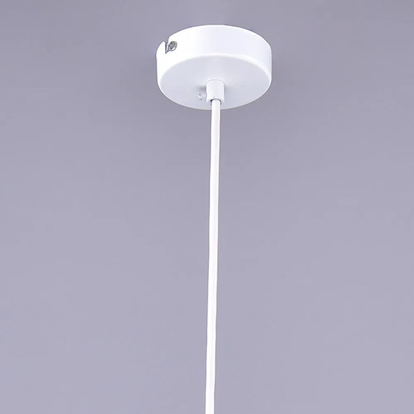 Светильник подвес 1*60Вт E27 белый треугольник Геометрия