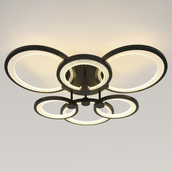 купить Светильник потолочный (люстра) свд 117Вт 3000К-6500К 9500лм черный пульт в Йошкар-Оле Светильник потолочный (люстра) свд 117Вт 3000К-6500К 9500лм черный пульт