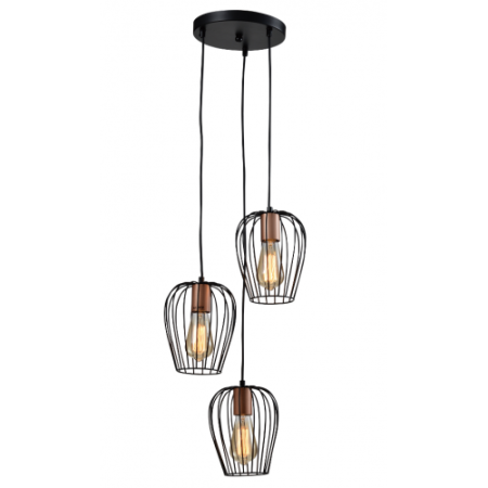 купить Светильник подвесной (люстра) 1*60Вт E27 черный Лофт в Йошкар-Оле Светильник подвесной (люстра) 1*60Вт E27 черный Лофт