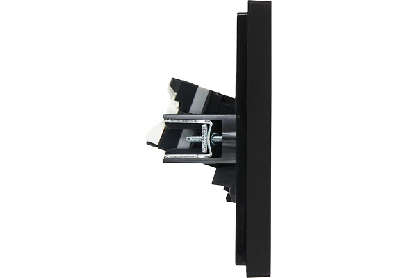 Фортепиано черный механизм RJ45 2x8(8) скрытая 2-ая 