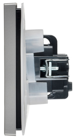 купить Фортепиано сталь розетка скрытая 1-мест заземление с крышкой шторки IP44  в Йошкар-Оле Фортепиано сталь розетка скрытая 1-мест заземление с крышкой шторки IP44