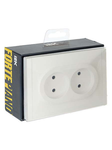 купить Фортепиано белый розетка скрытая 2-мест IP20  в Йошкар-Оле Фортепиано белый розетка скрытая 2-мест IP20