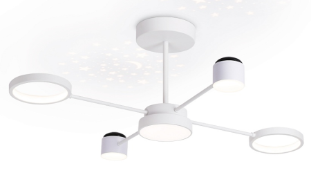 купить Светильник потолочный (люстра) свд 48Вт 3000К+6400К лм белый  в Йошкар-Оле Светильник потолочный (люстра) свд 48Вт 3000К+6400К лм белый