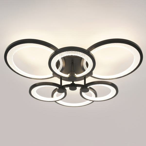 купить Светильник потолочный (люстра) свд 117Вт 3000К-6500К 9500лм черный пульт в Йошкар-Оле Светильник потолочный (люстра) свд 117Вт 3000К-6500К 9500лм черный пульт