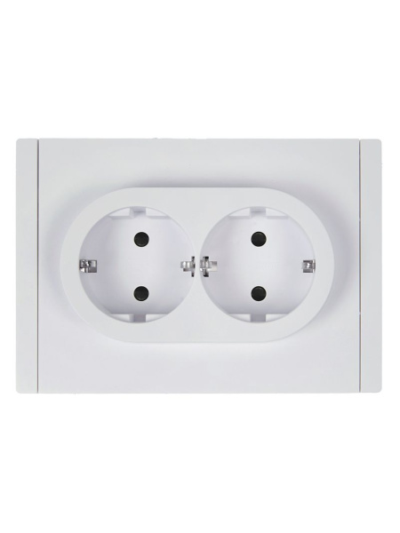 купить Фортепиано белый розетка скрытая 2-мест заземление шторки IP20  в Йошкар-Оле Фортепиано белый розетка скрытая 2-мест заземление шторки IP20