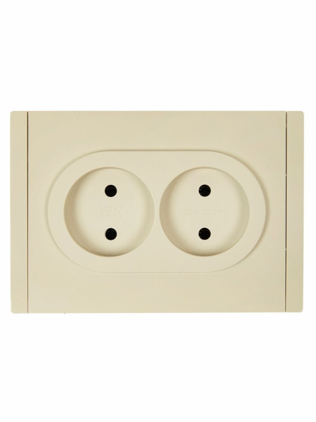 купить Фортепиано ваниль розетка скрытая 2-мест шторки быстрозажим. клем. IP20  в Йошкар-Оле Фортепиано ваниль розетка скрытая 2-мест шторки быстрозажим. клем. IP20