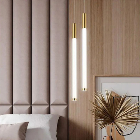 Светильник подвес свд 12Вт 3000К 1320лм латунь цилиндр Modestyle