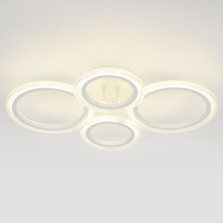 купить Светильник потолочный (люстра) свд 59Вт 3000К-6500К 4900лм белый пульт в Йошкар-Оле Светильник потолочный (люстра) свд 59Вт 3000К-6500К 4900лм белый пульт