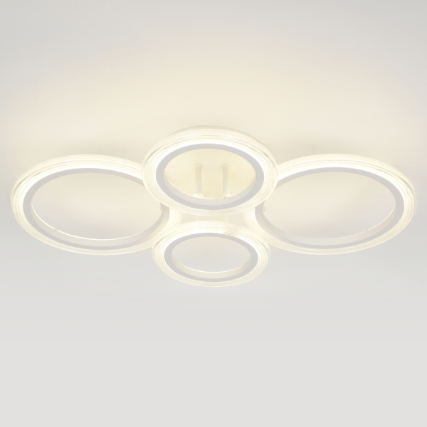 купить Светильник потолочный (люстра) свд 59Вт 3000К-6500К 4900лм белый пульт в Йошкар-Оле Светильник потолочный (люстра) свд 59Вт 3000К-6500К 4900лм белый пульт