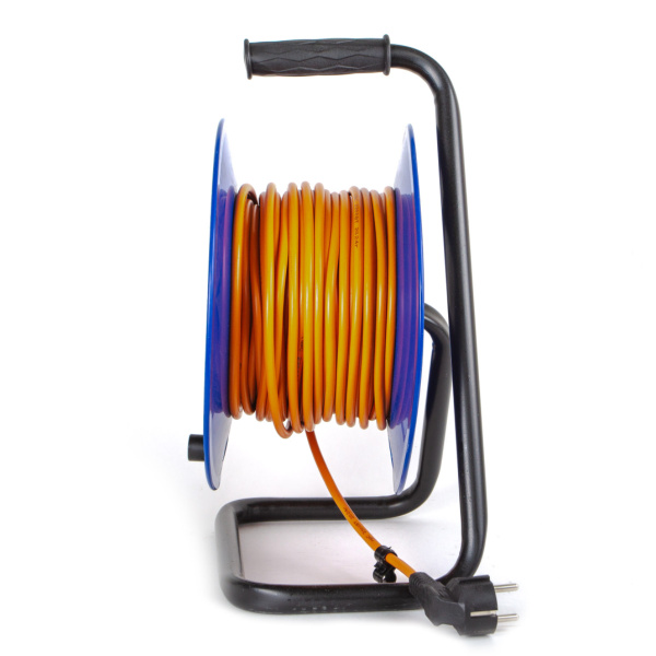 купить Удлинитель 4-мест 30м ПВС 3*1 оранжевый катушка IP20 PlexUp  в Йошкар-Оле Удлинитель 4-мест 30м ПВС 3*1 оранжевый катушка IP20 PlexUp