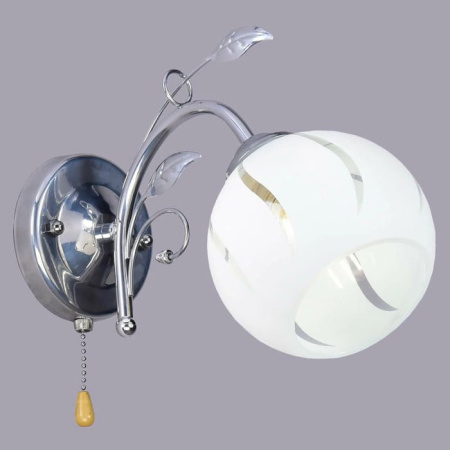 купить Светильник настенный (бра) 1*60Вт E27 хром Россвет в Йошкар-Оле Светильник настенный (бра) 1*60Вт E27 хром Россвет