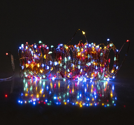 купить Гирлянда свд на солнечной батарее 11900мм IP55 роса 100свд RGB 8 режимов в Йошкар-Оле Гирлянда свд на солнечной батарее 11900мм IP55 роса 100свд RGB 8 режимов