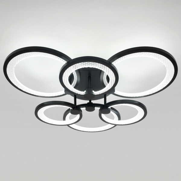 купить Светильник потолочный (люстра) свд 117Вт 3000К-6500К 9500лм черный пульт в Йошкар-Оле Светильник потолочный (люстра) свд 117Вт 3000К-6500К 9500лм черный пульт