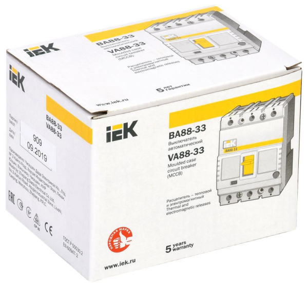 Автомат 3Р 50А 35кА ВА88-33 IEK 