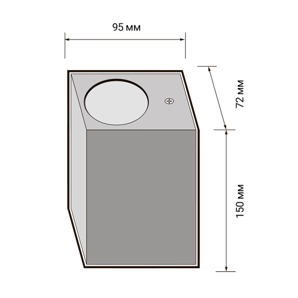 купить Светильник настенный 2*35Вт GU10 IP65 черный пластик Jazzway в Йошкар-Оле Светильник настенный 2*35Вт GU10 IP65 черный пластик Jazzway