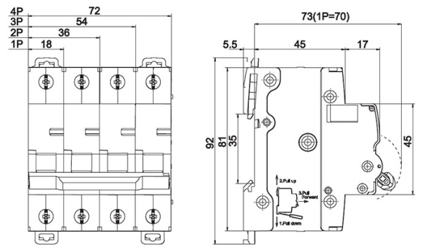 купить Автомат 3Р 63А C 10кА ВА-105 Schneider Electric в Йошкар-Оле Автомат 3Р 63А C 10кА ВА-105 Schneider Electric