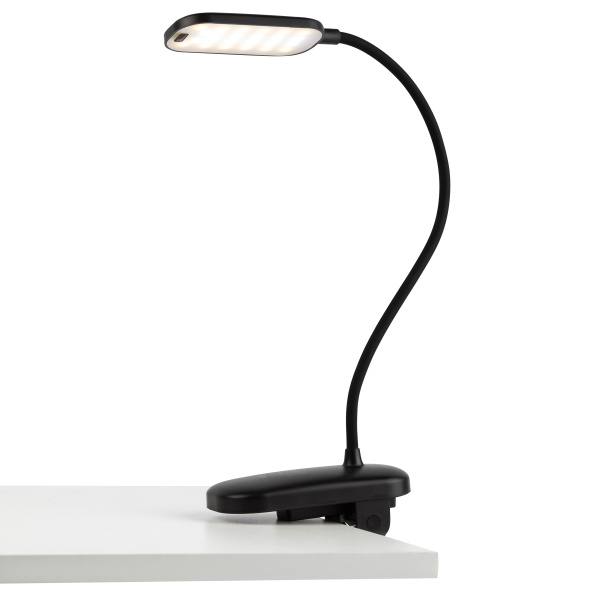купить Светильник настольный свд 6Вт 3000-6500К лм черный прищепка диммер аккумулятор ЭРА управление жестом в Йошкар-Оле Светильник настольный свд 6Вт 3000-6500К лм черный прищепка диммер аккумулятор ЭРА управление жестом