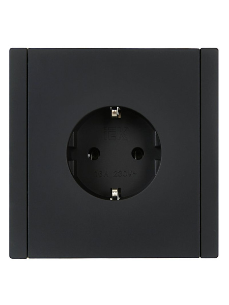 купить Фортепиано черный механизм розетки скрытая 1-мест заземление IP20  в Йошкар-Оле Фортепиано черный механизм розетки скрытая 1-мест заземление IP20