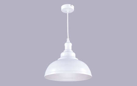 купить Светильник подвесной (люстра) 1*60Вт E27 белый полусфера Амальгама в Йошкар-Оле Светильник подвесной (люстра) 1*60Вт E27 белый полусфера Амальгама