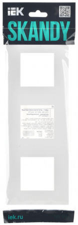 купить SKANDY Рамка 3-мест. SK-F03W арк. бел. IEK в Йошкар-Оле SKANDY Рамка 3-мест. SK-F03W арк. бел. IEK