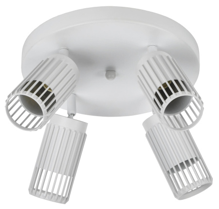 купить Светильник настенный (спот) 4*50Вт GU10 белый поворотный IEK в Йошкар-Оле Светильник настенный (спот) 4*50Вт GU10 белый поворотный IEK