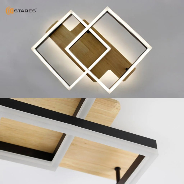 купить Светильник потолочный (люстра) свд 120Вт 3000-6500К 12000лм черный пульт диммер в Йошкар-Оле Светильник потолочный (люстра) свд 120Вт 3000-6500К 12000лм черный пульт диммер